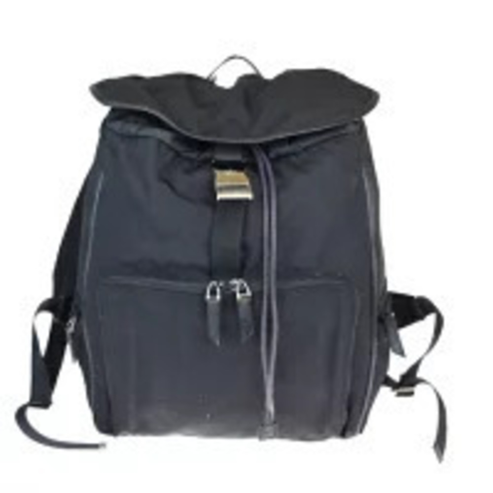 Gucci Backpack Bag Black Leather